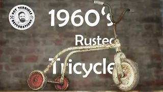 RUSTY Tricycle Restoration [60's German "PUKY"-Brand Tricycle]