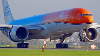 27 HEAVY RUSSHOUR LANDINGS | B747F, A300, B777 | Amsterdam Schiphol Airport Spotting