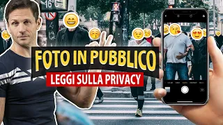FOTO in PUBBLICO e PRIVACY: cosa dice la legge | Avv. Angelo Greco