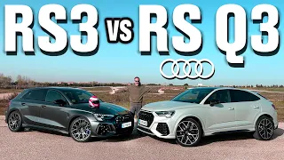 Audi RS3 Performance vs Audi RS Q3 🏎 ¿SUV o compacto?