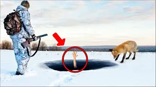 The Fox Looked into the Hole Every Day. When Hunters See It, They Were Stunned!