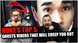 OHH CACA TIME!! 5 SCARY Ghost Videos That Will CREEP YOU OUT *REACTION!!