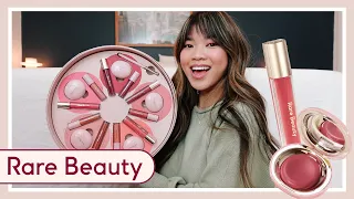 Rare Beauty Stay Vulnerable Collection Review - cream blush, eyeshadow, & lipgloss shades swatched!