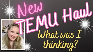 NEW TEMU Haul! REUSABLE TOILET PAPER? THIS WAS A CRAZY HAUL!