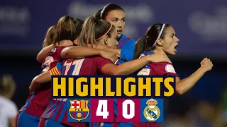 HIGHLIGHTS | BARÇA 4-0 REAL MADRID | COPA DE LA REINA 🔵🔴