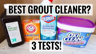 Oxiclean for Grout vs Toilet Bowl Cleaner for Grout: WHAT IS THE BEST GROUT CLEANER (& FASTEST)?