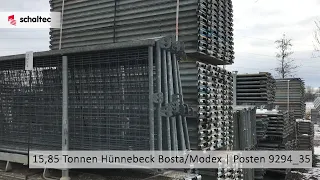 schaltec GmbH | Angebot: 15,85 Tonnen Hünnebeck Bosta/Modex Gebrauchtgerüst | Posten 9294_35
