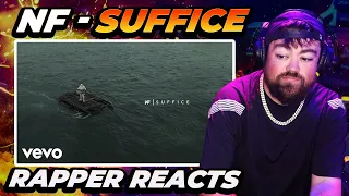 RAPPER REACTS to NF - SUFFICE (Audio)