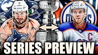 VANCOUVER CANUCKS VS EDMONTON OILERS 2024 PLAYOFFS SERIES PREVIEW