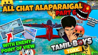 ALL CHAT alaparaigal | part - 6 #bgmi  #bgmilive  #madanop  #madan  #bts