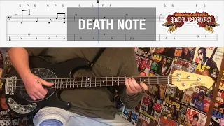 Polyphia // Death Note // On a 4 String Bass With TABs (ft Ichika)