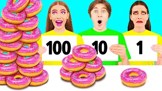 100 Слоев еды Челлендж | Война пранков от CRAFTooNS Challenge