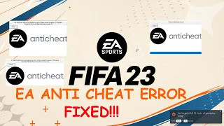 FIFA 23 Anti Cheat Error | Fix Fifa 23 EA Anticheat Service Encountered An Error