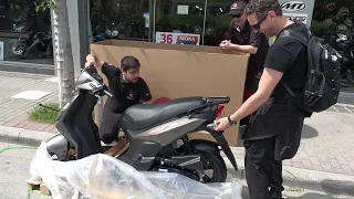 Unboxing the SYM ORBIT 50cc scooter 2020