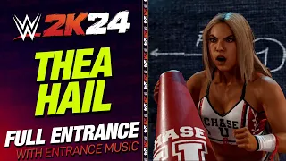 THEA HAIL WWE 2K24 ENTRANCE - #WWE2K24 THEA HAIL ENTRANCE THEME CHASE U