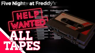 FNaF VR: Help Wanted (Flat-Mode) [Walkthrough] || All 16 Tape Locations