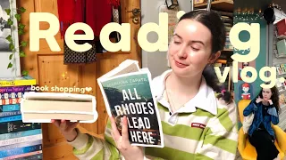 reading books on my Physical Tbr & seeing Booktube friends 🤠| READING VLOG