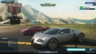 Bugatti Veyron SS vs Koenigsegg Agera R (Drag race) Most Wanted 2012