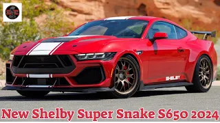 Supercharged V8 | 830 HP | A Complete Monster | Introducing the All-New Shelby Super Snake S650 2024