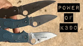 The Power of K390: Steel Test Fine and Coarse Edge