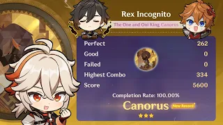 Kazuha scores 100% - Rex Incognito (TOOK Difficulty)