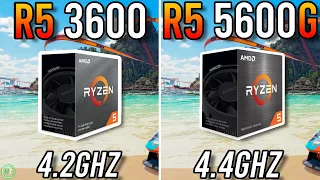 Ryzen 5 3600 vs Ryzen 5 5600G - Tested in 2023