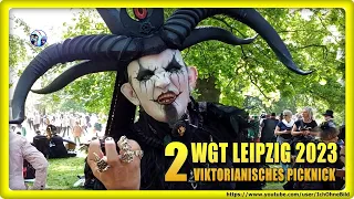 🔴 WGT LEIPZIG 2023 🦇 Part 2 🦇 VIKTORIANISCHES PICKNICK 🦇 WAVE-GOTIK-TREFFEN #goth #art #ichohnebild