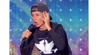 طفل جزائري يغني راب في برنامج المواهب الفرنسي (مترجم) un mec Algérien rappe dans France's Got Talent