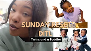 Day in the Life of a work from home mom| Sunday reset with 3 toddlers|