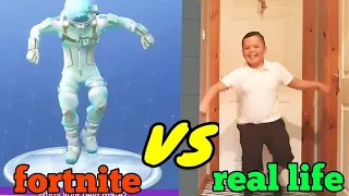 FORTNITE DANCE CHALLENGE IN REAL LIFE | Big Bro versus Lil Bro.