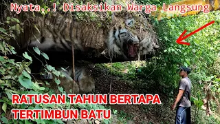 Ratusan tahun bertapa tertimbun batu didalam hutan