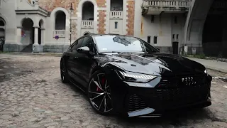 WOW! 2021 AUDI RS7 SPORTBACK - MURDERED OUT V8TT BEAST - BEST LOOKING AUDI EVER? IN DETAIL #Audi