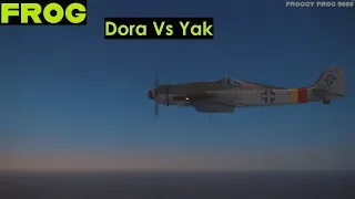 Fw190D-9 ground attack and Vs. Yak1b Ser 127 8pm Prokhorovka summer map