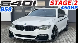 BMW G30 540i 450HP +100HP Przyrostu STAGE 2 B58B30 xDrive GREGOR10 ChipTuning