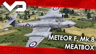 War Thunder CZ - Letadla (17.díl) - Meteor F Mk. 8 - Meatbox [FullHD]