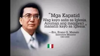 Very Inspiring Teaching of  Bro. Eraño G. Manalo