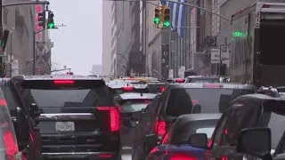 Traffic gridlock in Midtown as Biden visits NYC