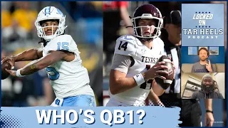 Conner Harrell vs. Max Johnson: Who will be QB1 for UNC? | Omarion Hampton looks ready to go NOW