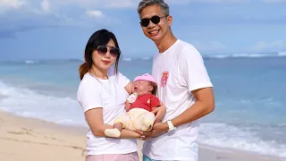 PERTAMA KALI BABY AU KE PANTAI!!