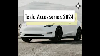 Tesla model Y/model 3 accessories review 2024