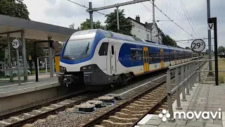 Treinen op station Oisterwijk en in Heukelom 10 juli 2021. Dutch trains