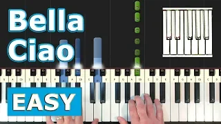 Bella Ciao - EASY Piano Tutorial - Sheet Music (Synthesia)