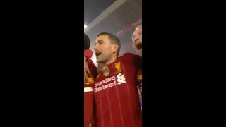 Lallana crying , a last goodbye at anfield || Cameraman don't stop showing Lallana on the bench