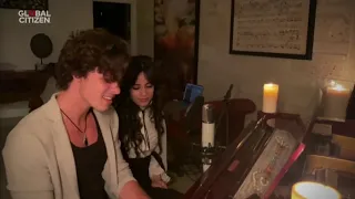 Camila Cabello  Shawn Mendes perform What A Wonderful World  One World Together At Home hd