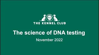 The science of DNA testing November 2022