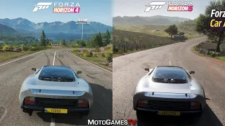 Forza Horizon 4 vs Forza Horizon 5 | Old vs New Car Sounds Comparison