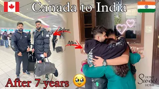 Surprise Visit to India 🇮🇳 After 7 Years In Canada 🇨🇦