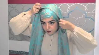 How to create a simple Hijab style for Eid