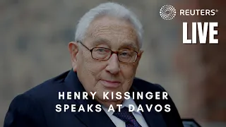 DAVOS LIVE: Henry Kissinger speaks at a World Economic Forum event