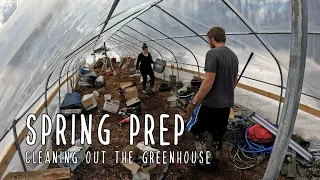 Spring Preparations - Emptying the greenhouse